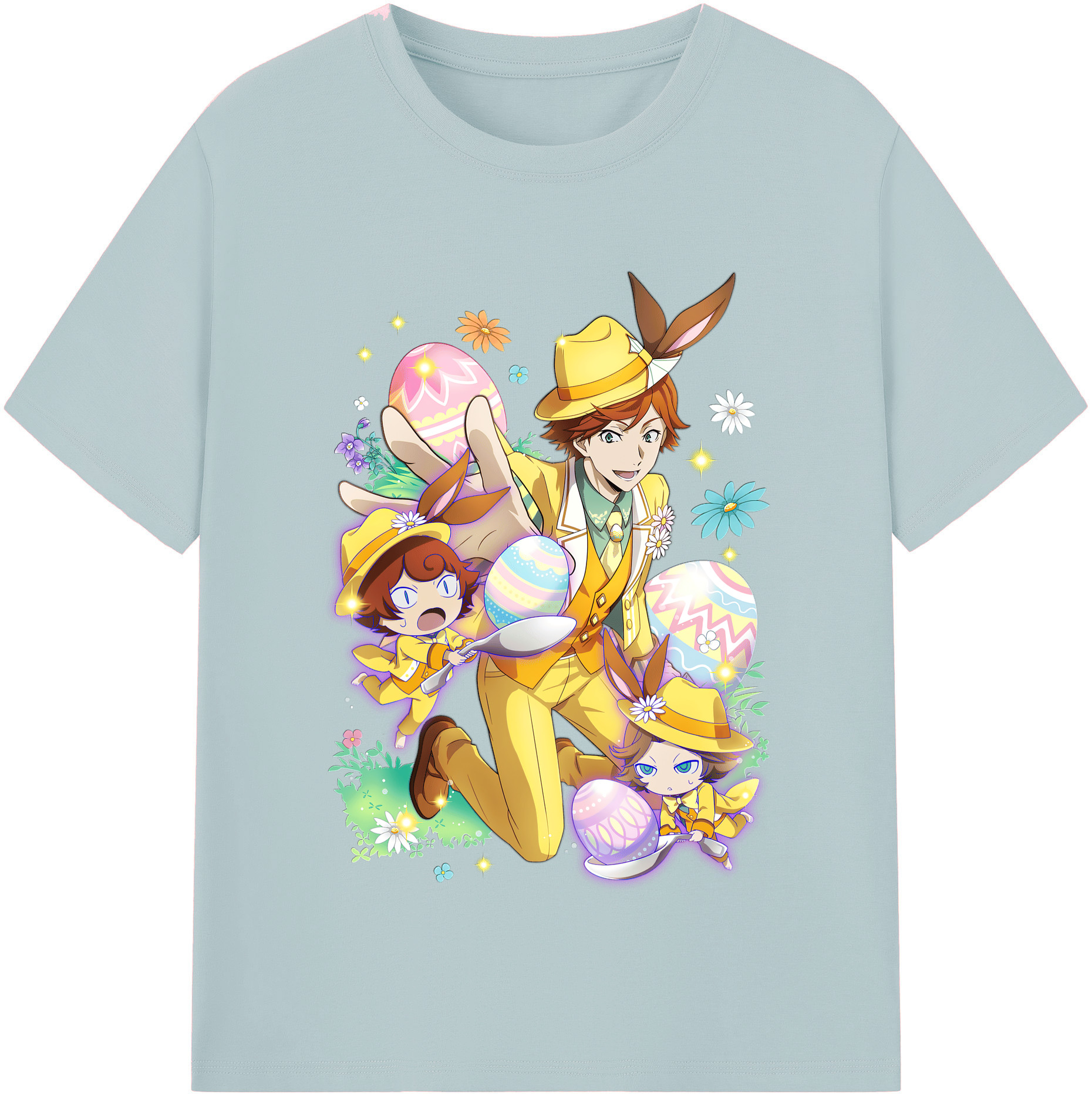 （画像用） 文豪ストレイドッグス Bungo Stray Dogs 綿100％半袖Tシャツ（フロントプリント）